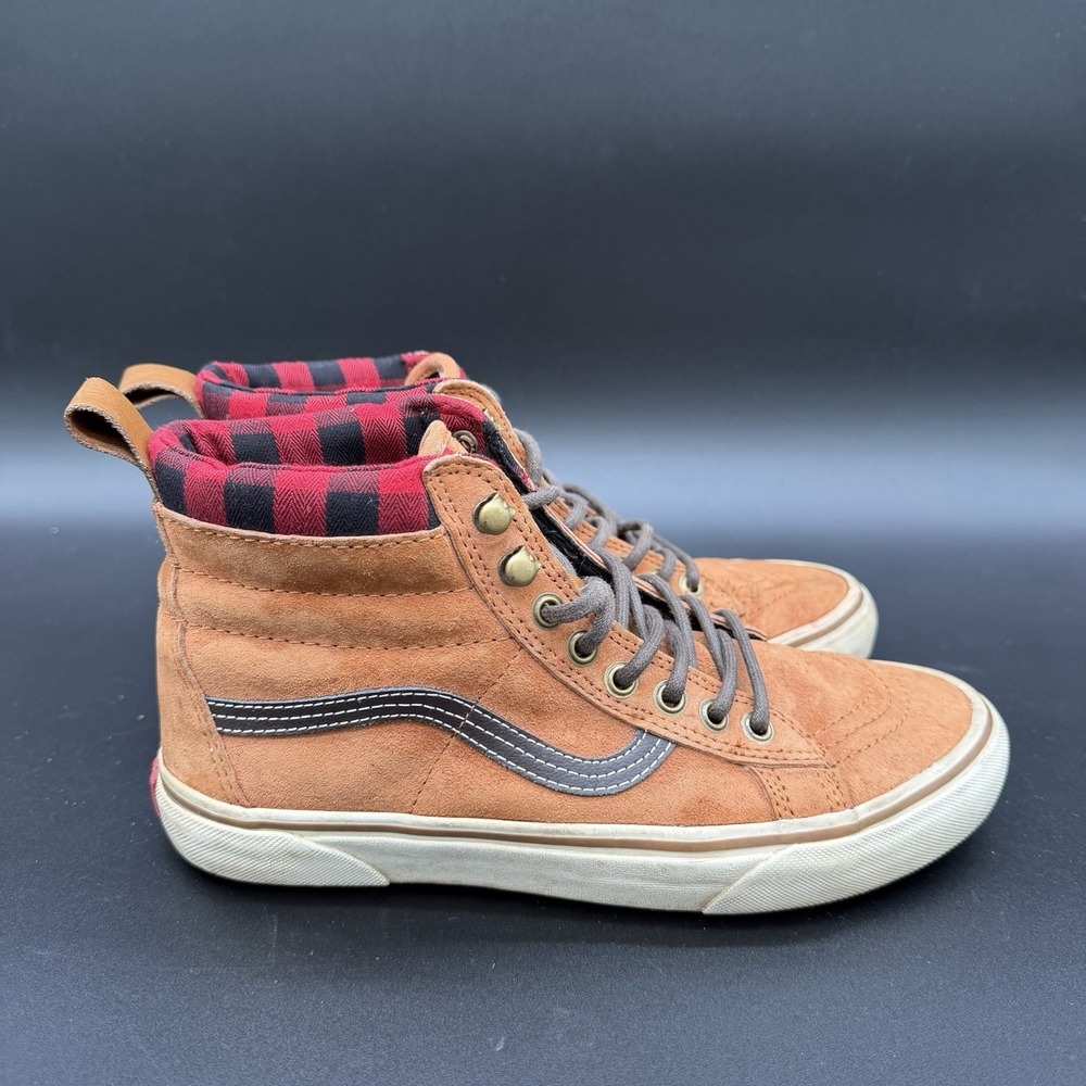 Vans Sk8 Hi Mte Shoes Men's Sz 7 Glazed Ginger Suede Scotchgard 3M Skate Shoes